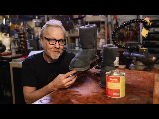 Adam Savage Repairs His Ugg Boots!