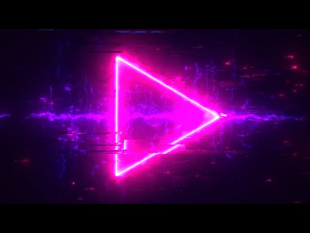 Cyberpunk Hi-Tech Glitch Neon Arrow Animation Background video | Footage | Screensaver