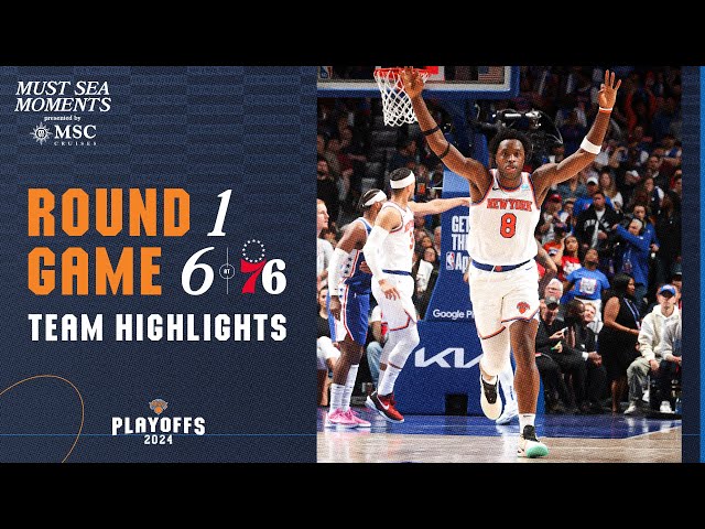 Knicks advance to the Eastern Conference Semifinals after Game 6 thriller! | May 3rd, 2024