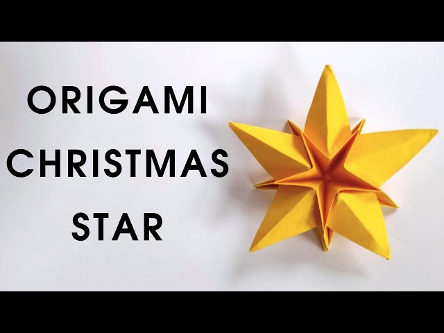 Origami CHRISTMAS STAR | How to make a paper Christmas star | Christmas decorations
