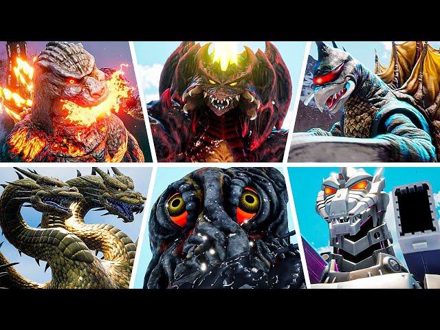 GIGABASH - All Ultimate Attacks & Transformations + Godzilla Nemesis DLC | 4K ULTRA HD