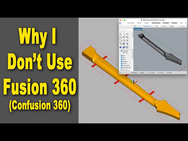 Why I Don't Use Fusion 360 Confusion 360