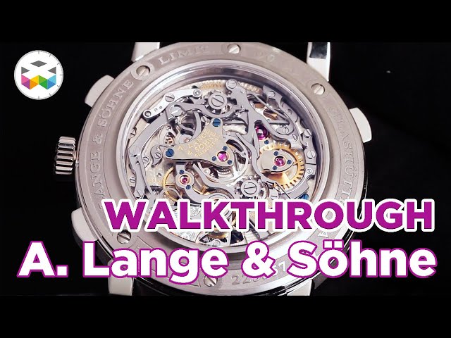 Walkthrough Famous German Watchmaker A. Lange & Söhne