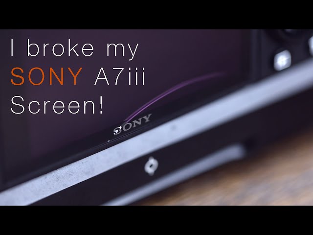BROKEN Sony A7iii screen & best repair choice