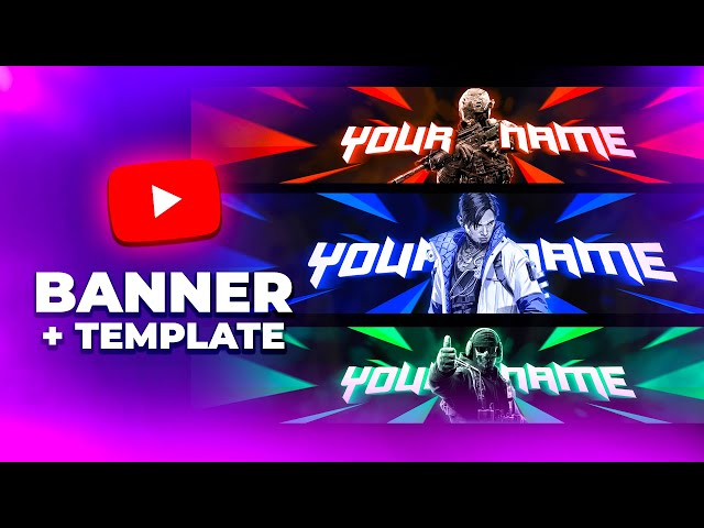 Youtube BANNER Tutorial with FREE Template