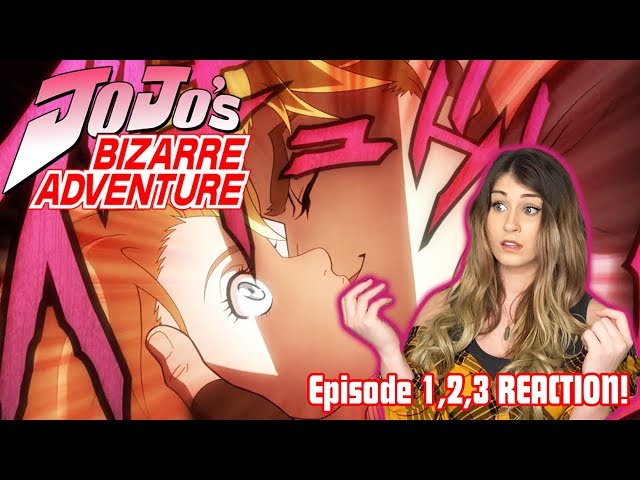 JOJO VS DIO! JoJo's Bizarre Adventure Episode 1,2,3 REACTION!