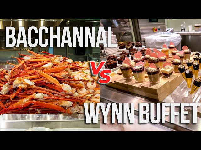Bacchanal vs Wynn Buffet - ULTIMATE Showdown! 🔥