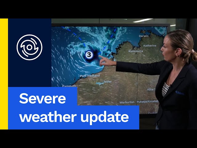 Severe Weather Update 8 April 2024: Severe Tropical Cyclone Olga off the WA coast