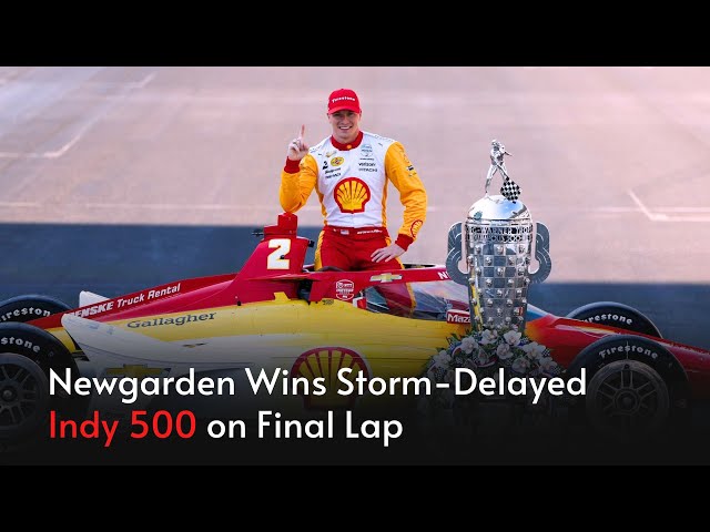 Newgarden Wins Storm-Delayed Indy 500 on Final Lap | Jadetimes