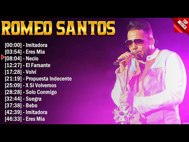 Romeo Santos Éxitos Sus Mejores Canciones - 10 Super Éxitos Románticas Inolvidables Mix