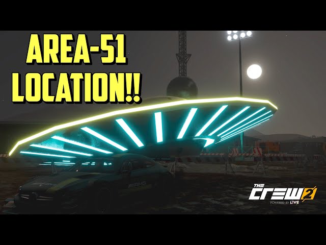The Crew 2 Area 51 UFO Location (Easter Egg)