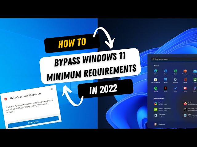 How to upgrade Windows 10 to Windows 11 on Unsupported Hardware in 2022 | Aazz Ahmad