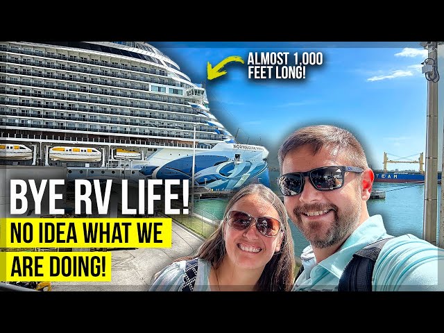 Bon voyage RV Life - HELLO Norwegian PRIMA! 🛳️💨 (Our first cruise!)