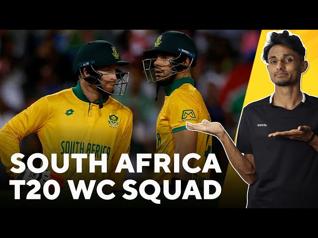 South Africa 2024 ICC Men's T20 World Cup squad