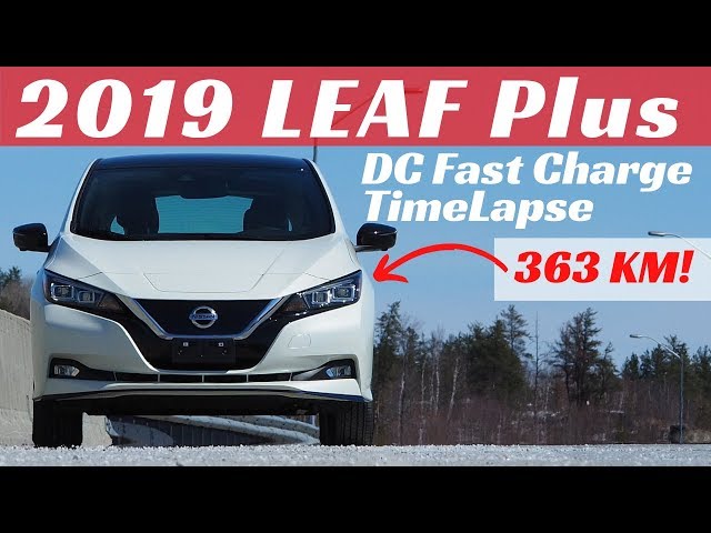 2019 Nissan Leaf Plus EV Fast Charging (Time Lapse)