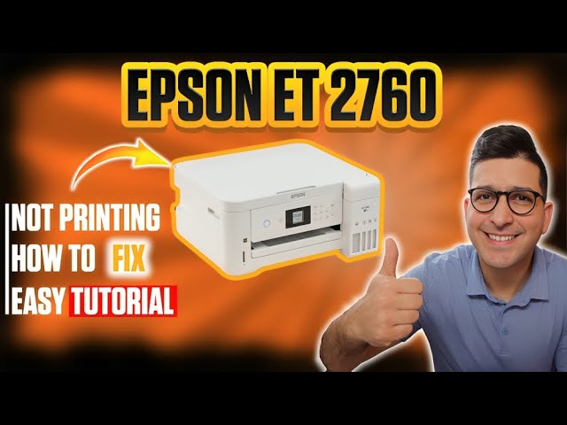 Epson ET 2760 - Not Printing Color/ Black - Printer Error Fixed - How to Clean Printhead