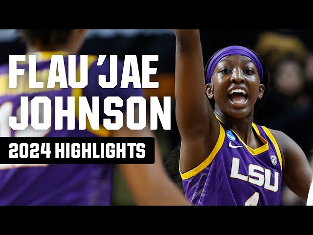 Flau'jae Johnson 2024 NCAA tournament highlights