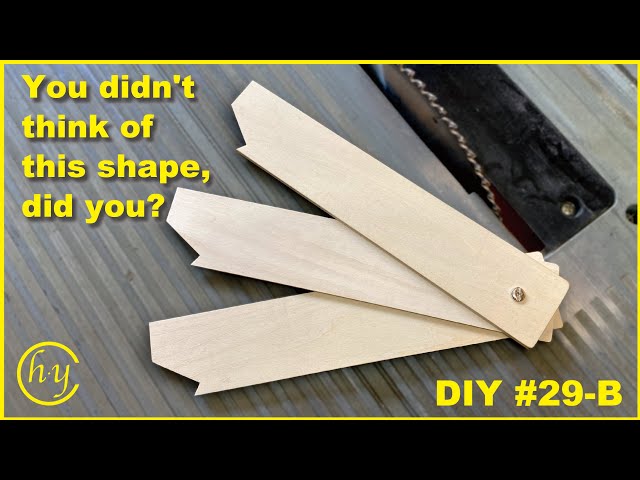 How to make push sticks for various thicknesses.It is easy to make.DIY#29-B
