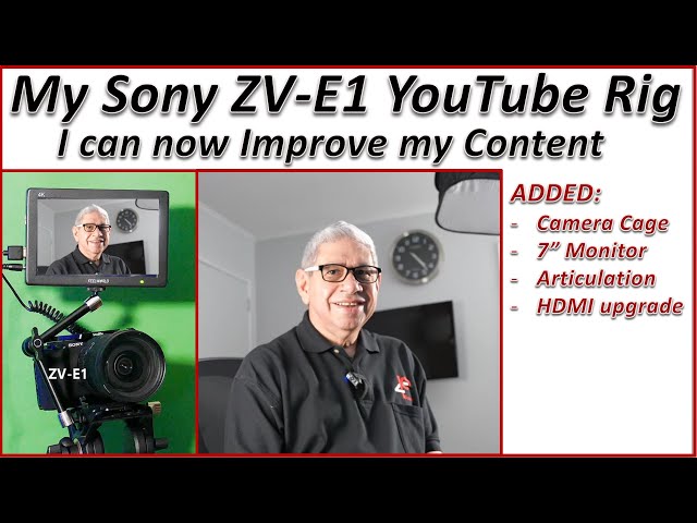 How I Rigged-Out my Sony EV-E1 for YouTube video Creation