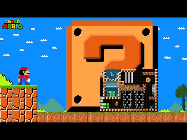 Mario vs the Question Block Maze