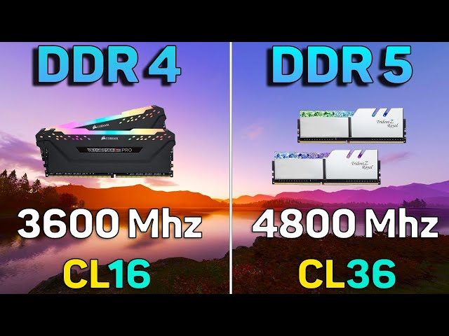 DDR 4 vs DDR 5 - Best RAM For Intel 12 CPU's ?