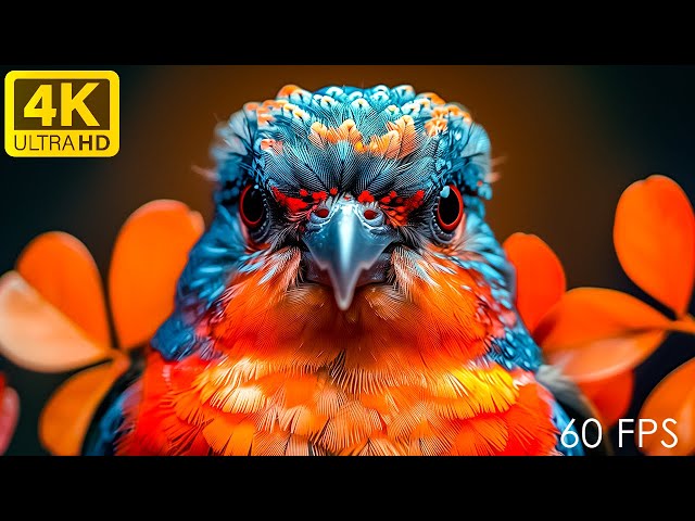 The Most Beautiful Birds in the World - Beautiful Birdsong Sounds - Tranquility Film 4K UHD (Part 3)