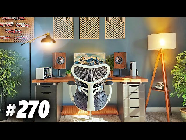Super Clean & Minimal Desk Setups! - Room Tour Project 270