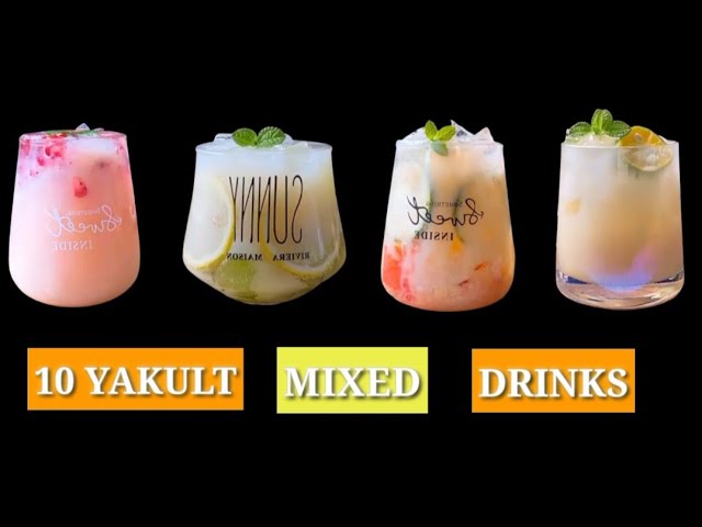 Yakult Mixed Drinks That You Can Try At Home | Easily | Part'2