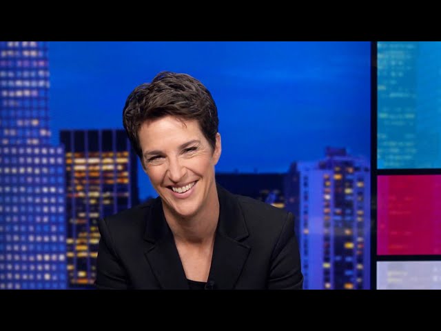 Rachel Maddow accepts the GLAAD Media Award for Outstanding TV Journalism Segment