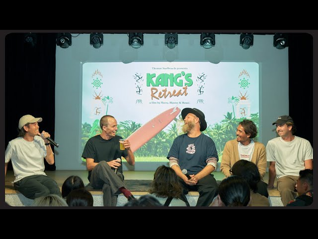 Kang's Retreat | Tokyo Premiere | Q&A session with Harrison, Thomas,  Hunter, and Husni