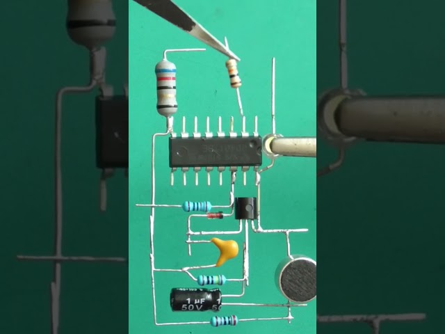 Clap Circuit 👏| Finger swap switch circuit 🤏 #diy #shorts #circuit