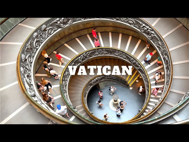[4K] Vatican City : Walking Tour of St. Peter's Basilica & Vatican Museums / 2022