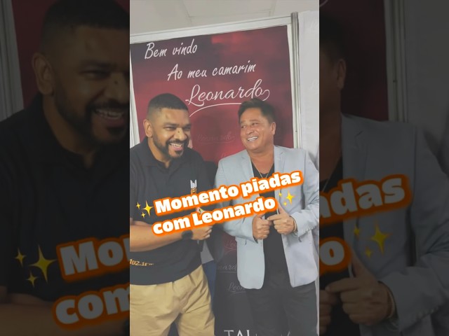 Momento Cumpade e Cumade direto da fonte | Entrevista com Leonardo no Baile do Dentista