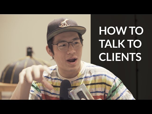 Professional freelance graphic designer shows you how to talk to a client; An real sales call!