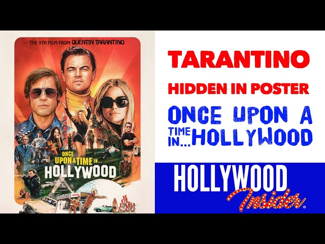 Tarantino Hidden in the Poster of Once Upon A Time In... Hollywood | In-Depth Analysis