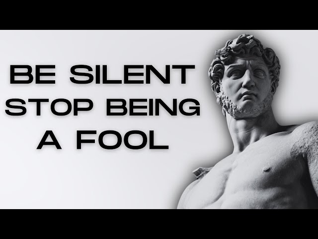 10 Stoic Traits of People who Speak LESS | STOICISM