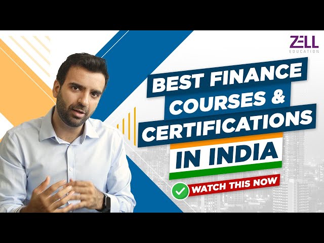 Best Finance Courses and Certifications in India @ZellEducation @Zell_Hindi