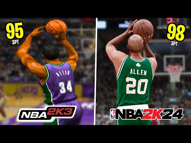 Three With Ray Allen In Every NBA 2K