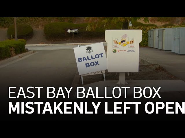 East Bay Ballot Box Left Open by Mistake Grabs Attention on Social Media