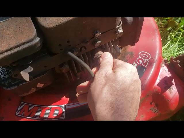Do this before you start up your mower for the season.