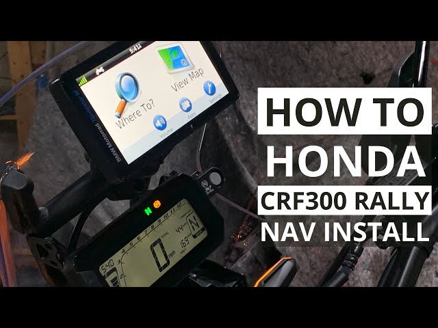 How To: Honda CRF300 Rally -  Nav Install with Switched Accessory Connector