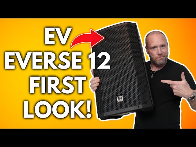 Breaking Boundaries: First Look at the Innovative Electro-Voice EVERSE 12 Speaker!