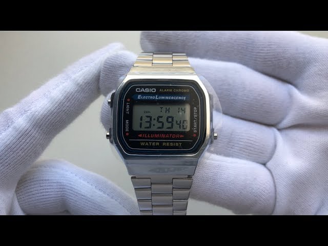 Classic Vintage Silver Casio (A168WA-1WDF) Unboxing