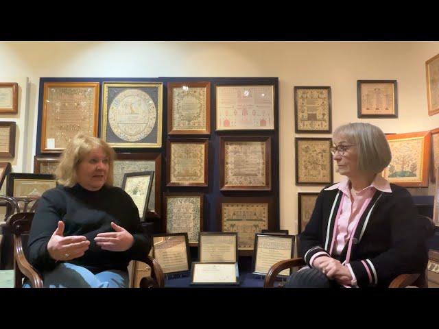A talk with Becky Scott of Witney Antiques - samplers, history, conservation & building a collection