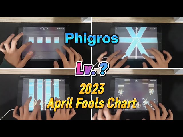 [Phigros] 2023 April Fools Chart SP Lv. ? 900.000pts (今年も「雪降り、メリクリ」目指して頑張ります！！)