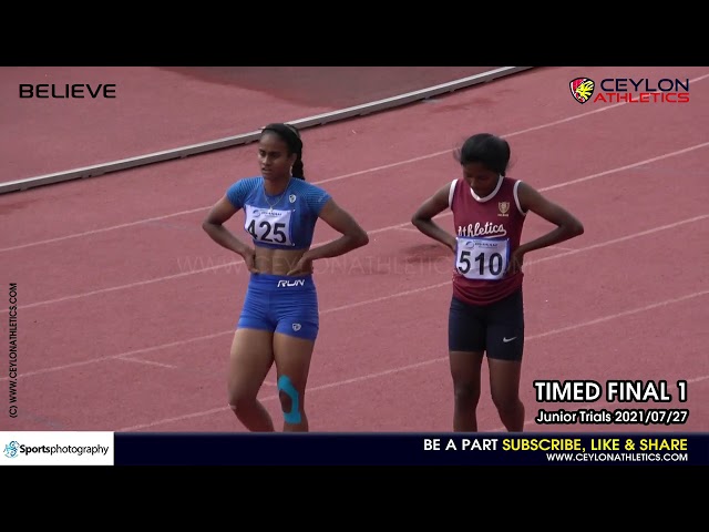 200m Womens Timed Finals 1 And 2   Junior Trials For World Junior Athletics C'ships 2021 1