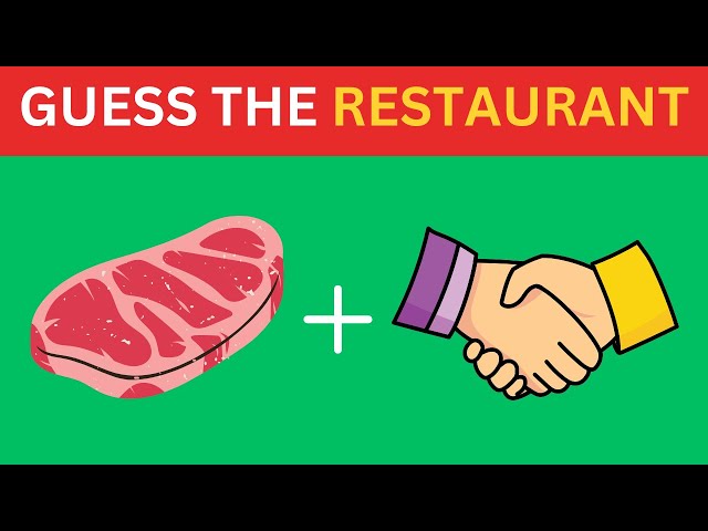 Can You Guess The Fast Food Restaurant By Emoji?🍔 | Ultimate Emoji Quiz Challenge Easy, Medium, Hard