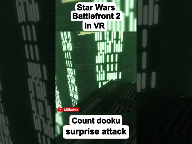 Star Wars Battlefront VR - Count dooku surprise attack