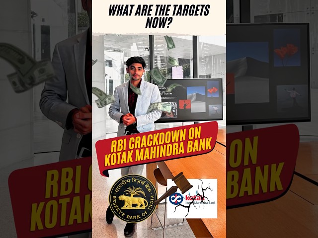RBI Crackdown On Kotak Mahindra Bank | Action के बाद अब क्या करना चाहिए? | Trouble  #stockmarket
