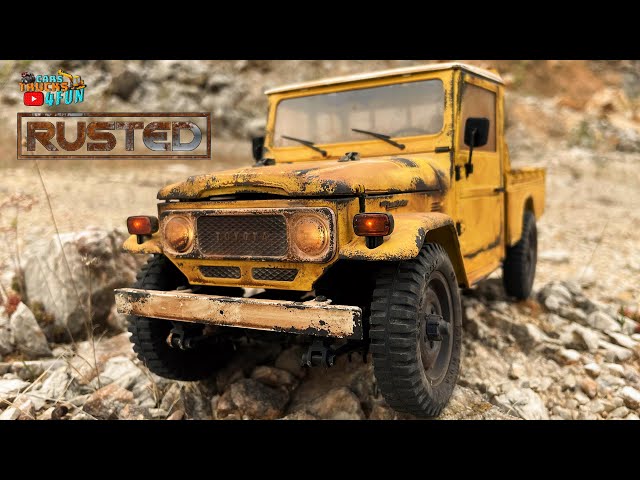 Toyota FJ45 Pickup Rusted Mod | FMS Scale Crawler by Fair RC | Unboxing & First Drive | Cars Trucks